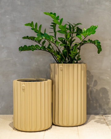 Ribbed FRP Planter Pot